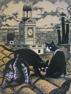  Gatos vigilantes ó los gatos de la puerta del Sol, 1975 